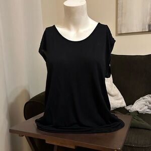 Lascana black casual strappy back top